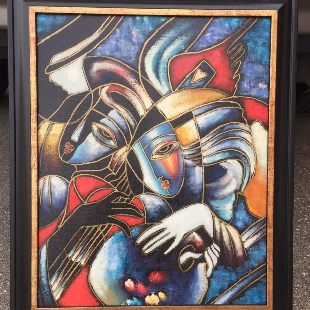 Painting art by some famous artist. Bought for $3500 decade ago.